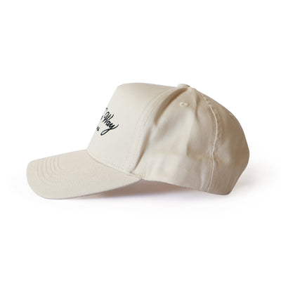 Birch White “On The Way” Canvas Trucker Hat