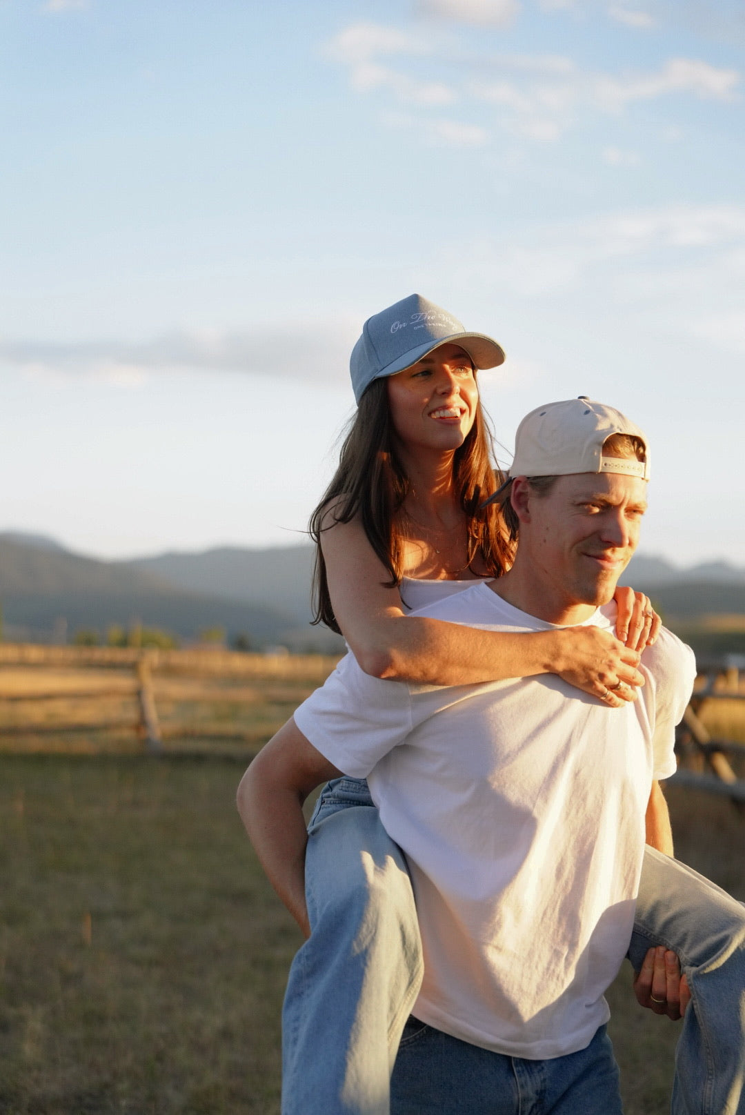 Blue Jean "On The Way" Denim Trucker Hat
