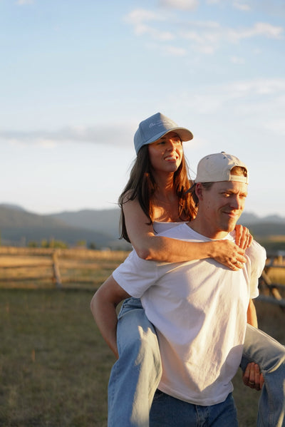 Blue Jean "On The Way" Denim Trucker Hat