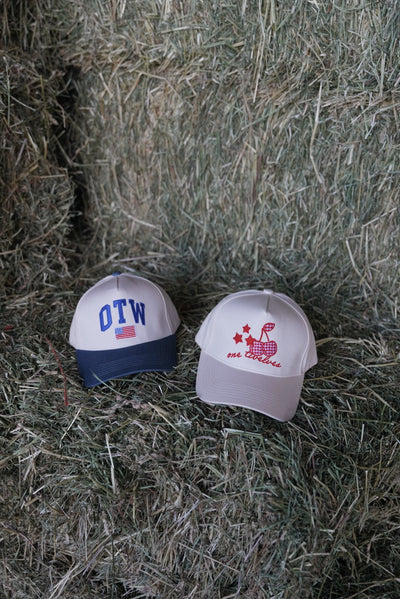 Americana Canvas Trucker Hat