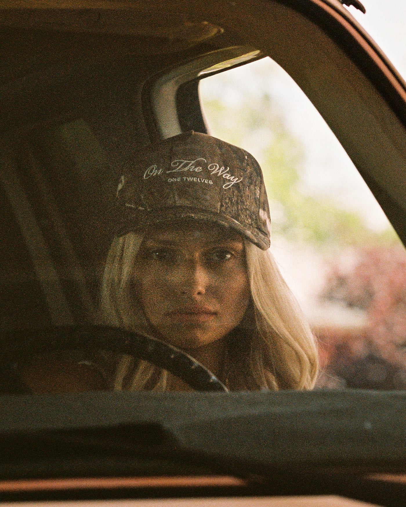 True White “On The Way” Camo Trucker Hat