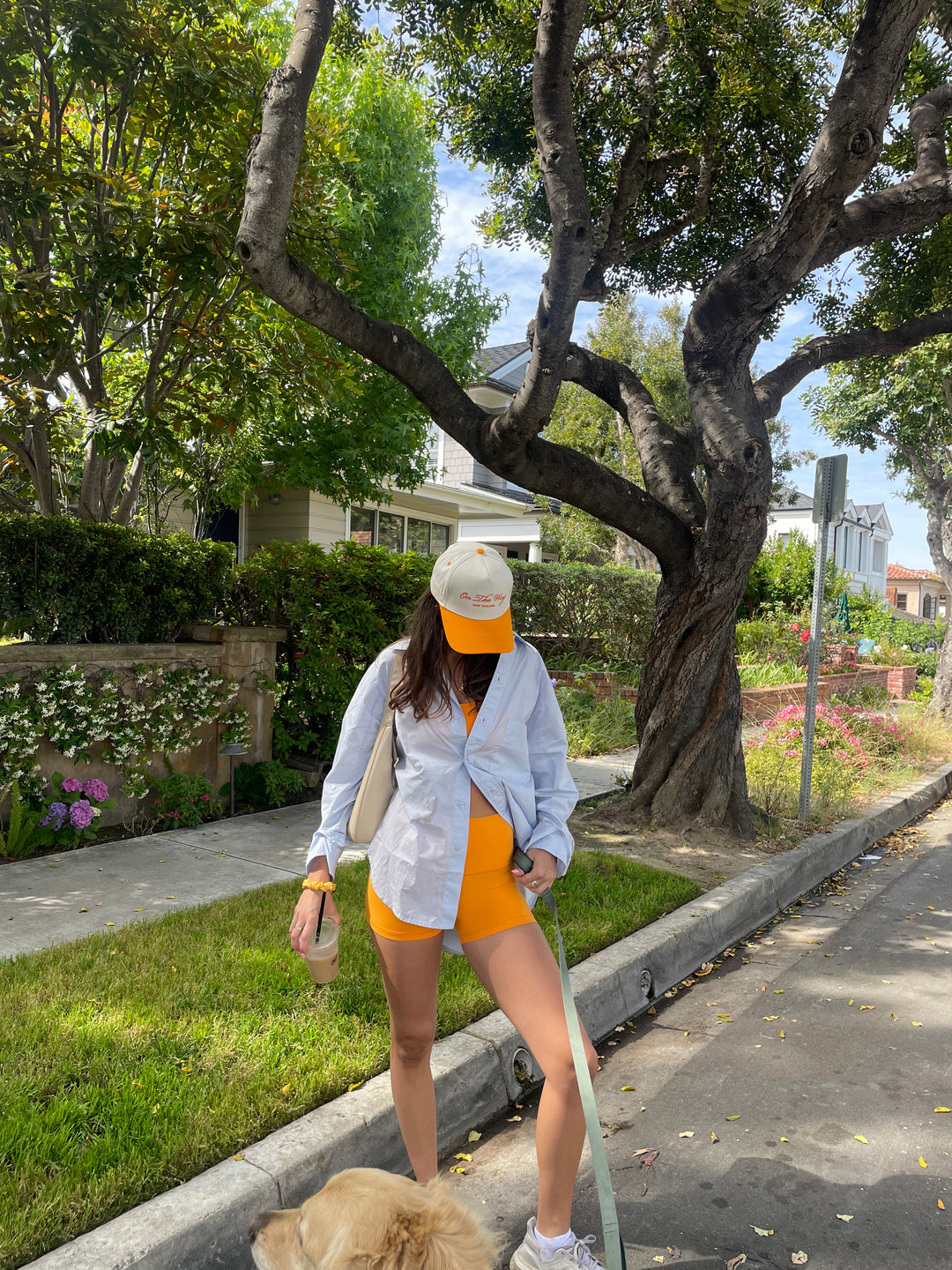 Tangerine Orange “On The Way” Canvas Trucker Hat – One Twelves