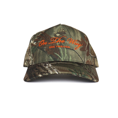 Spring Orange “On The Way” Camo Trucker Hat