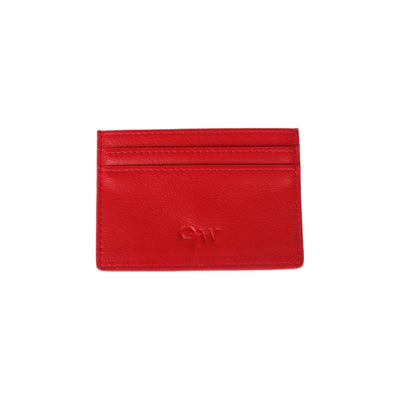 The Zona Cardholder Cherry Red