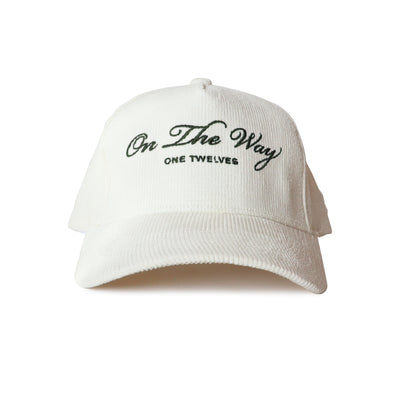 Ivory "On The Way" Corduroy Trucker Hat