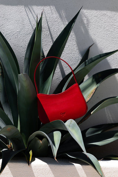 The Zona Bag Cherry Red