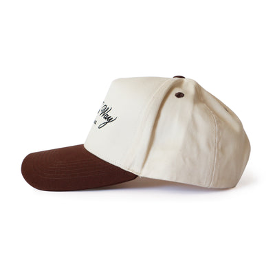Cedar Brown “On The Way” Canvas Trucker Hat