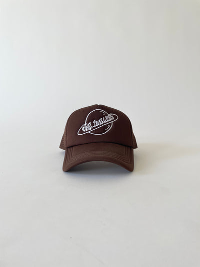 “Outta This World” Chocolate Brown Trucker Hat
