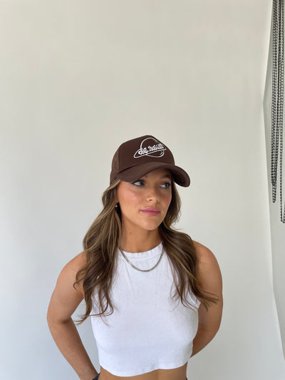 “Outta This World” Chocolate Brown Trucker Hat